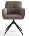 Criks Design Charly - Draaibare eetkamerstoel - 360° draaibaar - Bruin