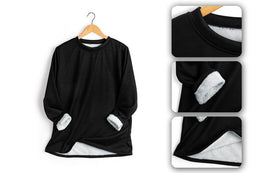 Milanoro knusse fleece tuniek - Zwart - XXL