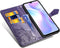 Hoesje Met Pasjeshouder Geschikt voor Xiaomi Redmi 9A - Mandala Bookcase - Paars