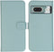 Selencia Pixel 7 - Echt Lederen Bookcase - 3 Pashouders - Blauw