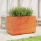 vidaXL - Plantenbak - 110x60x72 - cm - massief - grenenhout - wasbruin
