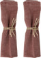 Laura Ashley Kitchen Linen Collectables Servetten katoen en linnen - set van 2 - Daniela Oxblood Uni