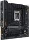 ASUS TUF Gaming B760M-BTF WIFI D4 - Micro-ATX - WiFi 6 2.5 Gb LAN - BTF design