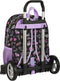 Schoolrugzak met Wielen Monster High Creep Zwart 33 x 42 x 14 cm