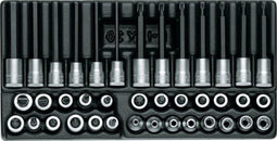 Gedore 1640860 - Dopsleutel-set 3/8 - 39 stuks