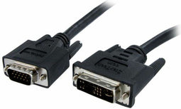 Startech DVIVGAMM1M - DVI-naar-VGA Kabel - 1 m - Zwart