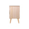 Nachtkastje DKD Home Decor Gouden Lichtbruin Paulownia hout Hout MDF 43 x 40 x 70 cm