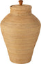 J-Line vaas Met Deksel - rotan - naturel