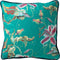 Dutch Decor FANNY - Sierkussen 45x45 cm - emerald - groen - bloemenpatroon - Inclusief binnenkussen