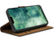Xqisit Slim Wallet - Flip Cover - Ruimte voor pasjes - Bruin