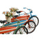 Decoratieve figuren Home ESPRIT Blauw Groen Oranje 31 x 8,5 x 19 cm (3 Stuks)