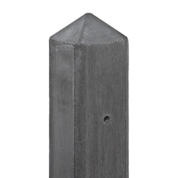 Tuindeco - Berton paal Schelde antraciet hoekmodel 190 cm Tuindeco