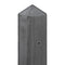 Tuindeco - Berton paal Schelde antraciet hoekmodel 190 cm Tuindeco