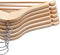 ACAZA Kledinghangers - Kleerhangers - 360° draaibare haak - Licht eik (20 stuks)