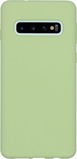 Accezz Samsung Galaxy S10 - Back Cover - Schokabsorberend - Groen