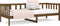 vidaXL - Slaapbank - 90x190 - cm - massief - grenenhout - honingbruin