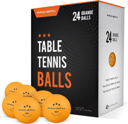 PRO SPIN - Tafeltennisballen 3-Ster 40+ - ABS Pingpongballen - Oranje