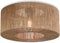 GOOD&MOJO Plafonniere Iguazu - Jute - Ø60cm - Scandinavisch,Bohemian