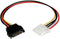 Startech.com LP4SATAFM12 - Voedingskabel SATA-naar-Molex 30 cm - Geel Multi-color Rood Wit Zwart
