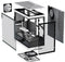 HYTE Y40-BW - ATX Semi-toren doos - Gehard glas - Wit