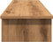 vidaXL - Monitorstandaard - 100x27x15 - cm - bewerkt - hout - artisanaal - eiken