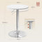 WOLTU Verstelbare Bartafel - Ø52 cm - 70-91 cm Hoog - Draaibaar - Chroomvoet Ø45 cm