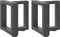 vidaXL - Salontafelpoten - 2 - st - T-vormig - 30x25x(30-31) - cm - staal - antraciet