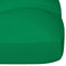 vidaXL - Palletkussen - 120x40x12 - cm - stof - groen