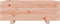 vidaXL - Plantenbak - 70x70x26,5 - cm - massief - douglashout