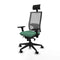 Bureaustoel met hoofdsteun Piqueras y Crespo 3D066N1 Smaragdgroen