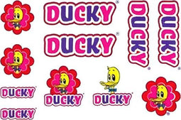 Fc Fietsstickers Ducky Junior 14 X 20 Cm Papier Roze