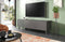 Furnilux Linea - TV meubel - Mat MDF en melamine - Grijs en zwart - 40x185x55cm