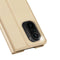 Dux Ducis - Slim bookcase hoes - Geschikt voor Xiaomi Poco F3 - Goud