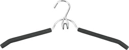Kledinghanger Metaltex Premium Zacht Zwart Metaal