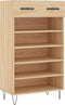 vidaXL - Schoenenkast - 60x35x105 - cm - bewerkt - hout - sonoma - eikenkleurig