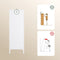SoBuy BZR122-W - Badkamerkast - Lage Kast met Wasmand - Wit