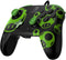 PDP 1-Up Glow in The Dark REMATCH - Bedrade Controller - USB-chat en programmeerbare knoppen - Groen Zwart