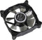NoiseBlocker MultiFrame M8-2 - PC-ventilator - Geluidsarm met silicone constructie - Zwart