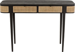 J-Line Console Molly Exotiek Hout/Rotan Zwart