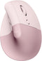 Logitech Lift - Ergonomische muis - Draadloos - Roze