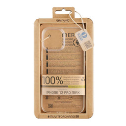 Muvit for Change - Telefoonhoes iPhone 12 Pro Max - Eco-friendly - Transparant