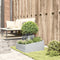 vidaXL - Tuinplanter - 60x60x50 - cm - RVS