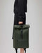 Rains Rolltop W3 - Unisex Rugzak - 13 Liter - Groen