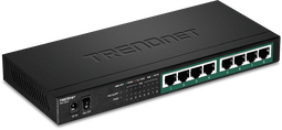 Trendnet TPE-TG83 - Schakelaar - 8x PoE+ 65W - Zwart