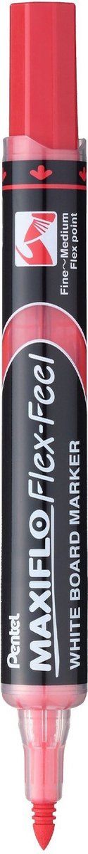 Pentel Flex-Feel MWL5SBF Groen Whiteboardmarker met flex tip