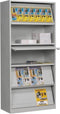 Tijdschriftenkast 195x100x42cm Aluminium