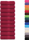 vidaXL - Zeepdoekjes - 10 - st - 30x30 - cm - 360 - g/m² - 100% - katoen - bordeauxrood