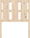 vidaXL - Hoofdbord - 80,5x4x100 - cm - massief - grenenhout
