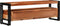 vidaXL - Tv-meubel - 120x30x40 - cm - massief - sheeshamhout