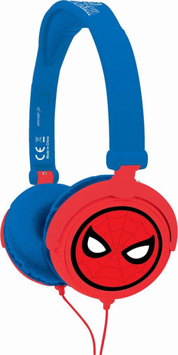 Lexibook HP010SP - Spiderman Stereo Headphones - Lichtgewicht en opvouwbaar - Blauw Rood Zwart